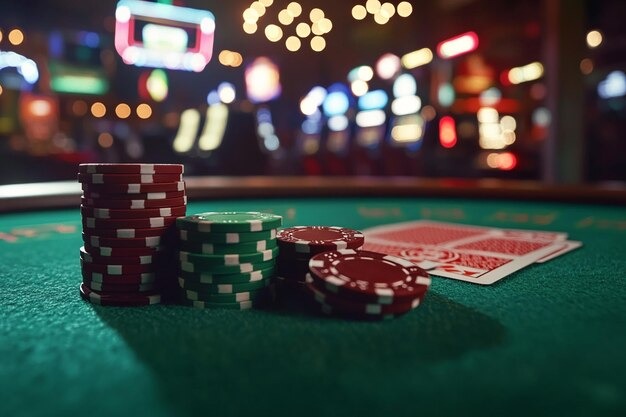 Casino Hold'em decision point showing ante, check, and call options
